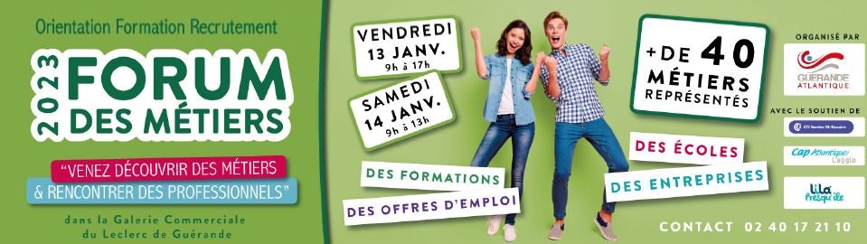 Le Forum des Métiers revient les 13-14 Janvier 2023 : Réservez votre stand !